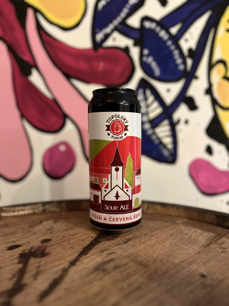 Topolský pivovar Sour Ale Višeň Červená Řepa 500 ml