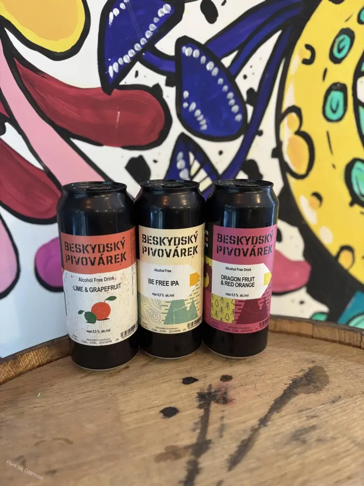 Beskydský pivovárek NEALKO Hruška a Meloun 500 ml