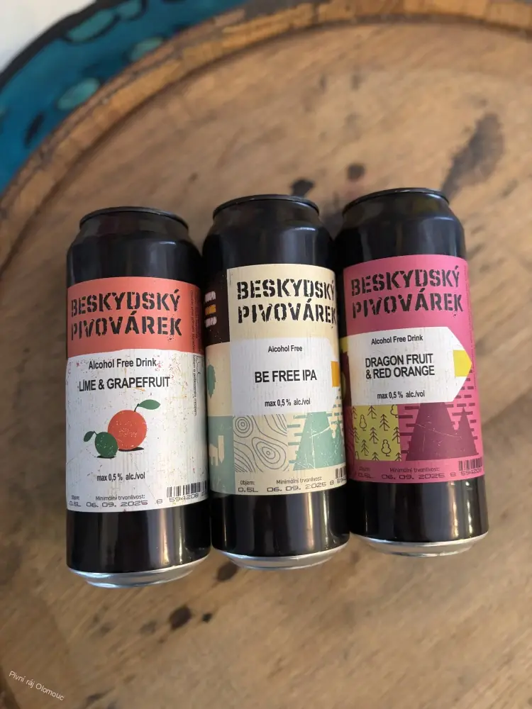 Beskydský pivovárek NEALKO Hruška a Meloun 500 ml